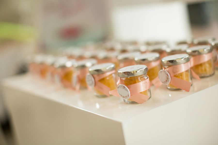 food product giveaway packaged in a jar